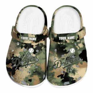 Los Angeles Dodgers Camouflage Craze Crocs Fashion forward