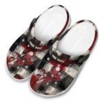Los Angeles Dodgers Plaid Fusion Crocs Fashion forward