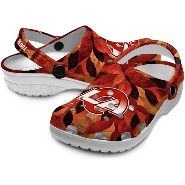 Los Angeles Rams Autumn Leaves Crocs Premium grade