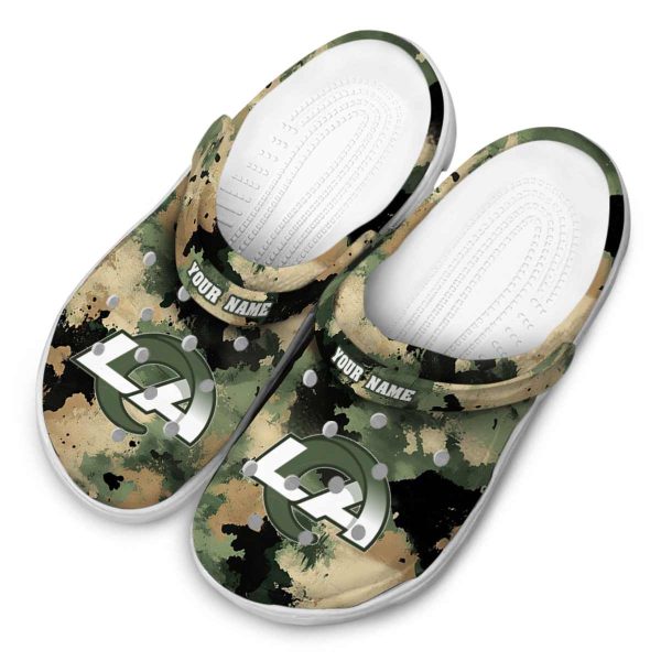 Los Angeles Rams Camouflage Craze Crocs Top rated