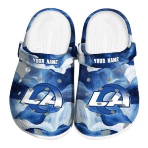 Los Angeles Rams Ocean Waves Crocs Fashion forward