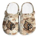 Louisville Cardinals Desert Camo Crocs Fashion forward