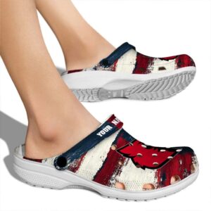 Louisville Cardinals Patriotic Stripes Crocs New Arrival