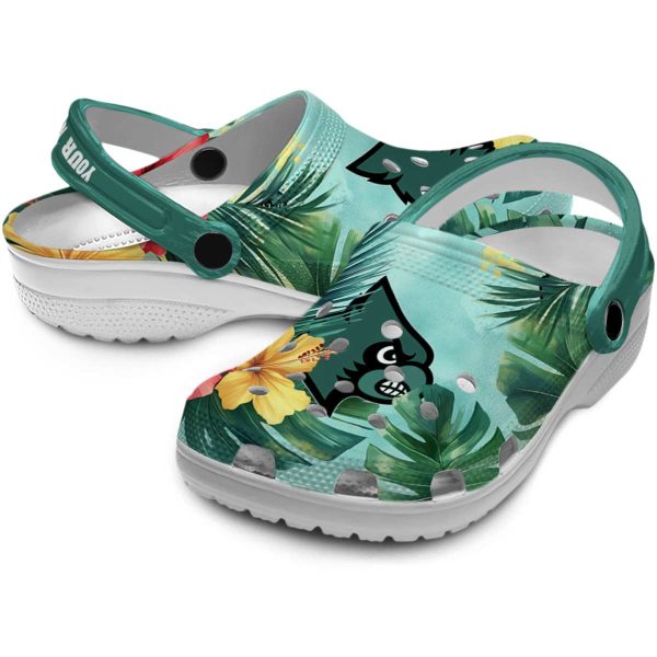 Louisville Cardinals Tropical Vibes Crocs Premium grade