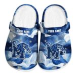 Memphis Tigers Ocean Waves Crocs Fashion forward