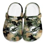 Miami Dolphins Camouflage Craze Crocs Fashion forward