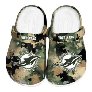 Miami Dolphins Camouflage Craze Crocs Fashion forward
