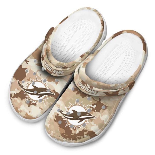 Miami Dolphins Desert Camo Crocs Top rated