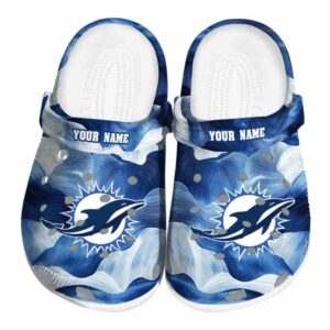 Miami Dolphins Ocean Waves Crocs Fashion forward