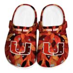 Miami Hurricanes Autumn Leaves Crocs Fashion forward