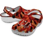 Miami Hurricanes Autumn Leaves Crocs Fashion forward