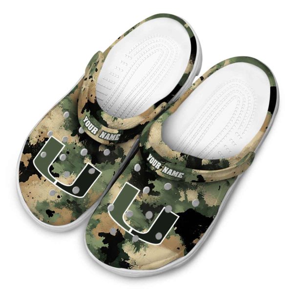Miami Hurricanes Camouflage Craze Crocs Top rated