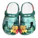 Miami Hurricanes Tropical Vibes Crocs Fashion forward