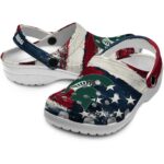Michigan State Spartans Patriotic Stripes Crocs Fashion forward