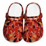 Michigan Wolverines Autumn Leaves Crocs Fashion forward