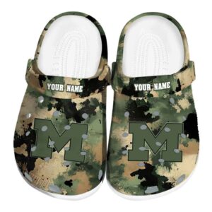Michigan Wolverines Camouflage Craze Crocs Fashion forward
