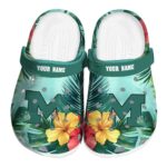 Michigan Wolverines Tropical Vibes Crocs Fashion forward