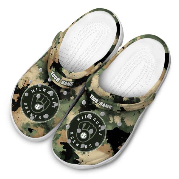 Milwaukee Brewers Camouflage Craze Crocs Top rated
