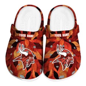 Minnesota Vikings Autumn Leaves Crocs Fashion forward