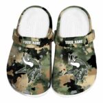 Minnesota Vikings Camouflage Craze Crocs Fashion forward