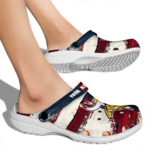 Minnesota Vikings Patriotic Stripes Crocs New Arrival