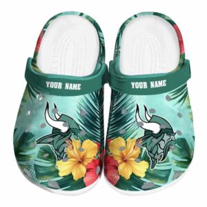 Minnesota Vikings Tropical Vibes Crocs Fashion forward