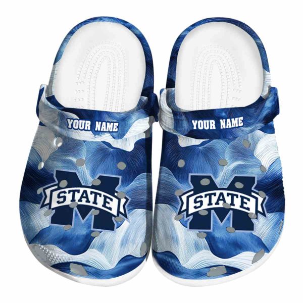 Mississippi State Bulldogs Ocean Waves Crocs Fashion forward