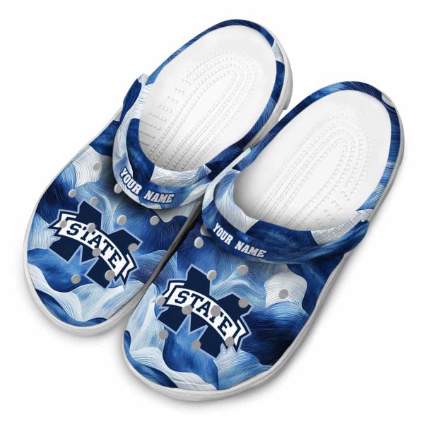 Mississippi State Bulldogs Ocean Waves Crocs Top rated