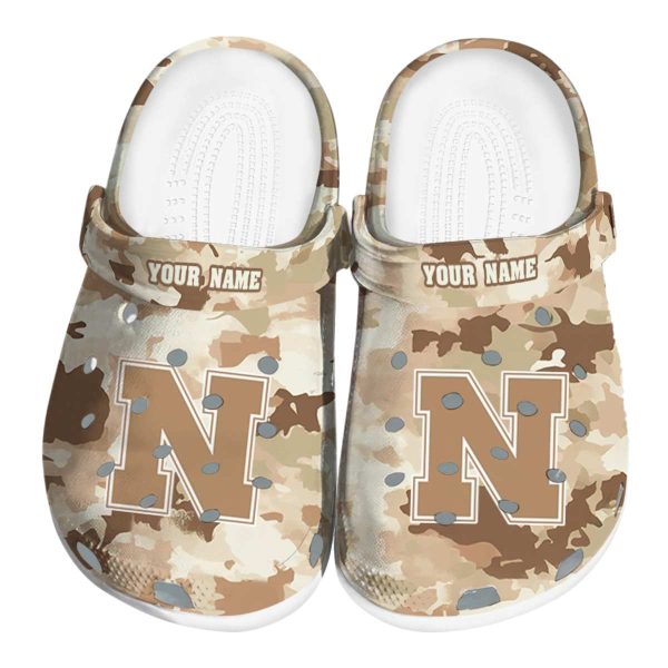 Nebraska Cornhuskers Desert Camo Crocs Fashion forward