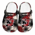Nebraska Cornhuskers Plaid Fusion Crocs Fashion forward