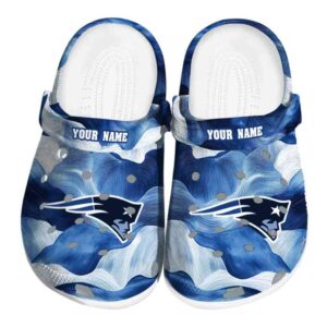 New England Patriots Ocean Waves Crocs Fashion forward