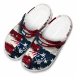 New England Patriots Patriotic Stripes Crocs Fashion forward