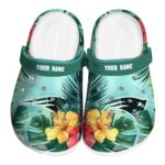 New England Patriots Tropical Vibes Crocs Fashion forward