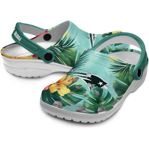 New England Patriots Tropical Vibes Crocs Premium grade