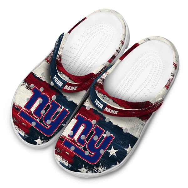 New York Giants Patriotic Stripes Crocs Top rated