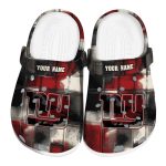 New York Giants Plaid Fusion Crocs Fashion forward