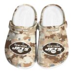 New York Jets Desert Camo Crocs Fashion forward