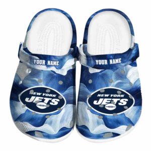 New York Jets Ocean Waves Crocs Fashion forward