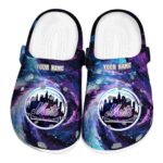 New York Mets Galaxy Swirl Crocs Fashion forward
