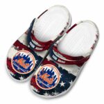 New York Mets Patriotic Stripes Crocs Fashion forward