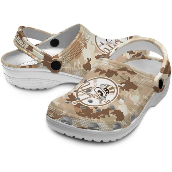 New York Yankees Desert Camo Crocs Premium grade