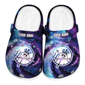 New York Yankees Galaxy Swirl Crocs Fashion forward