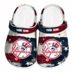 New York Yankees Patriotic Stripes Crocs Fashion forward