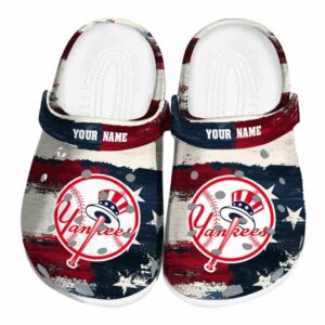 New York Yankees Patriotic Stripes Crocs Fashion forward