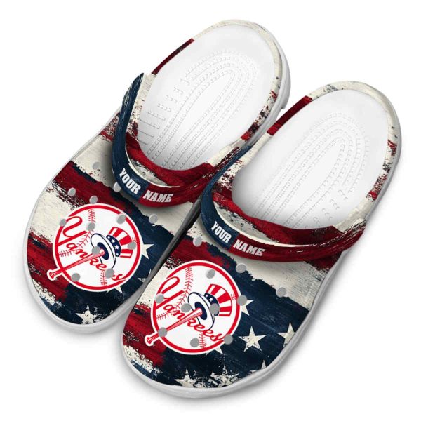 New York Yankees Patriotic Stripes Crocs Top rated