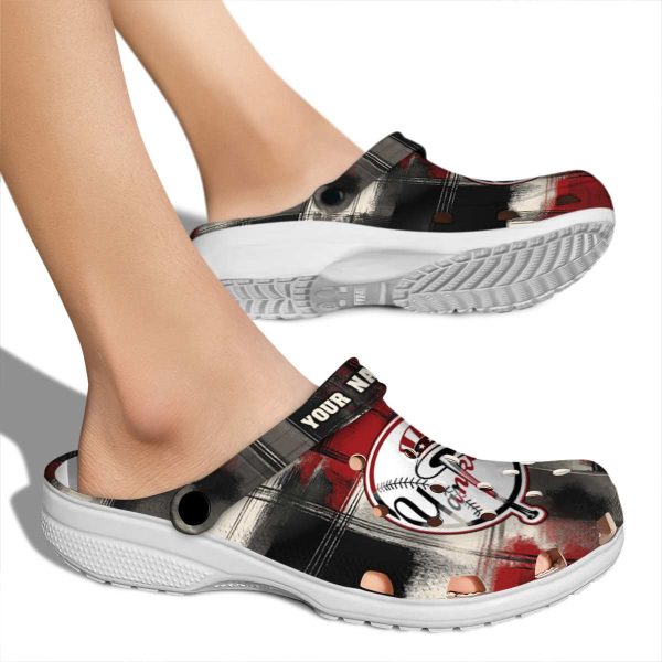 New York Yankees Plaid Fusion Crocs New Arrival