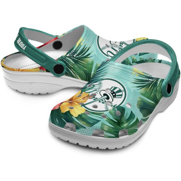 New York Yankees Tropical Vibes Crocs Premium grade