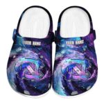 North Carolina Tar Heels Galaxy Swirl Clog 1 North Carolina Tar Heels Galaxy Swirl Crocs Fashion forward