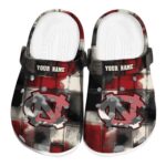 North Carolina Tar Heels Plaid Fusion Crocs Fashion forward