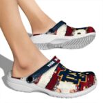 Notre Dame Fighting Irish Patriotic Stripes Crocs Fashion forward